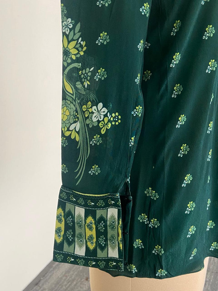 AM:PM Green Floral Tunic