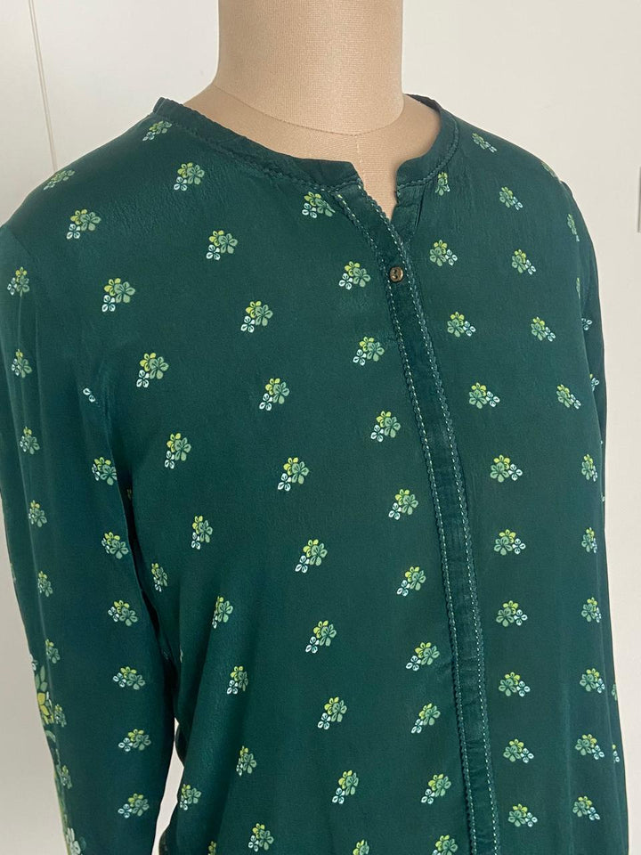 AM:PM Green Floral Tunic