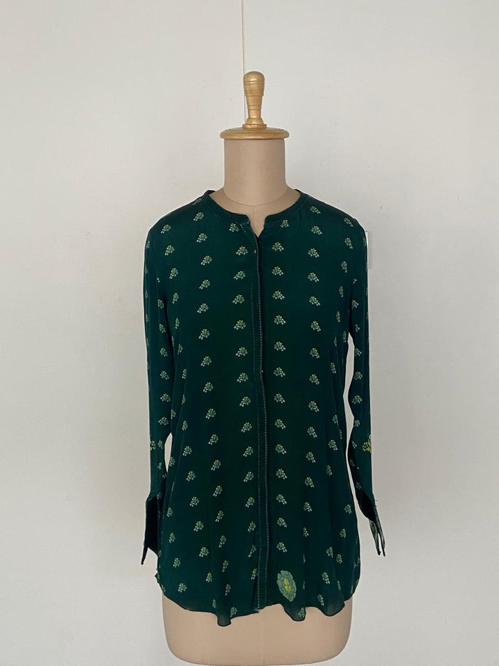 AM:PM Green Floral Tunic
