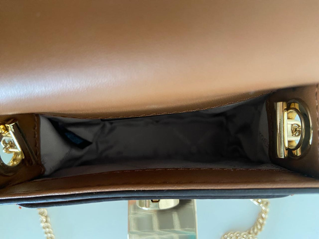 Michael Kors Lita Leather Crossbody Bag