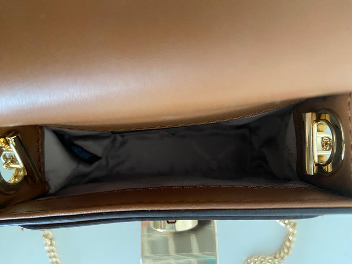 Michael Kors Lita Leather Crossbody Bag