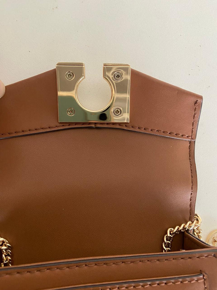 Michael Kors Lita Leather Crossbody Bag