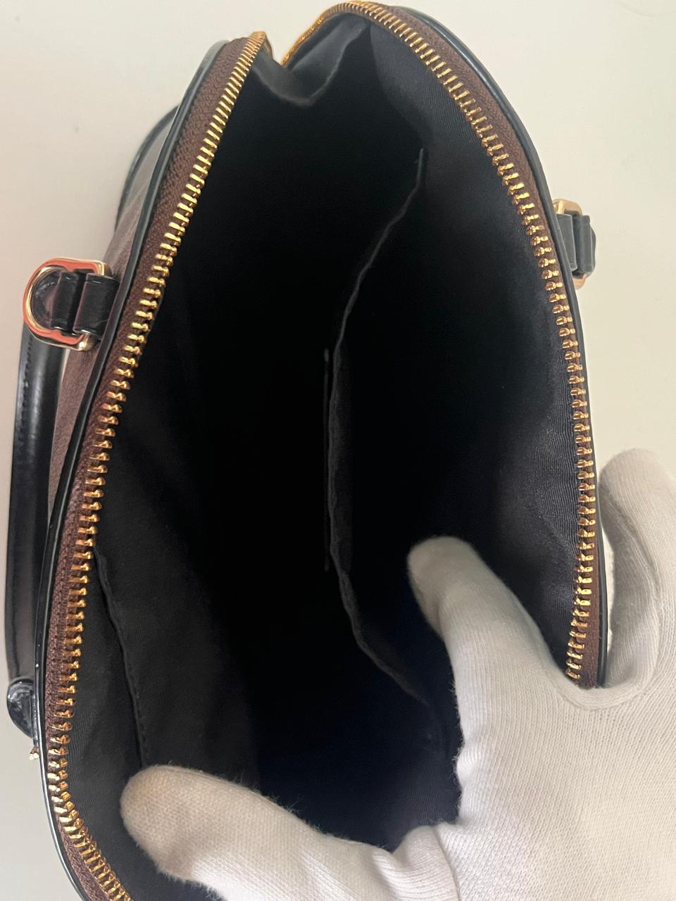 Coach Sierra Signature Coated Canvas and Leather Satchel