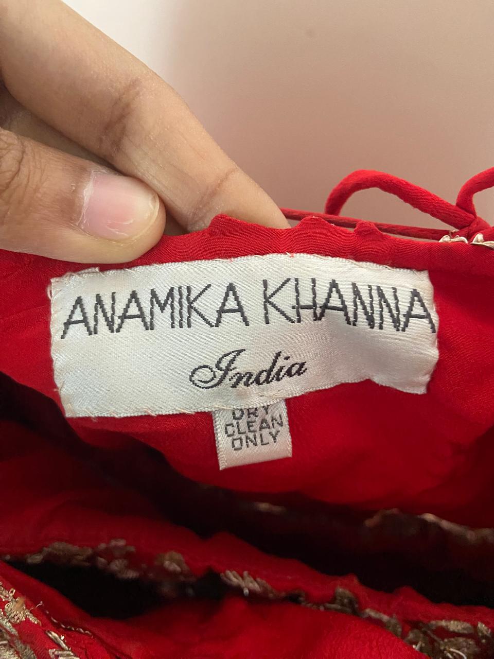 Anamika Khanna Embroidered Lehenga Set