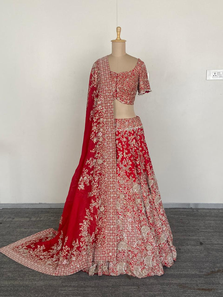 Anamika Khanna Embroidered Lehenga Set