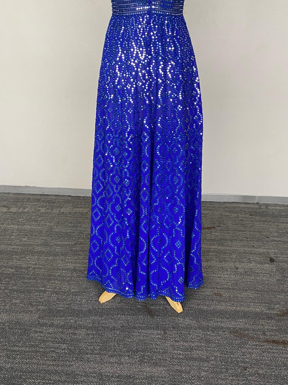 Abu Jani Sandeep Khosla Embellished Anarkali Set