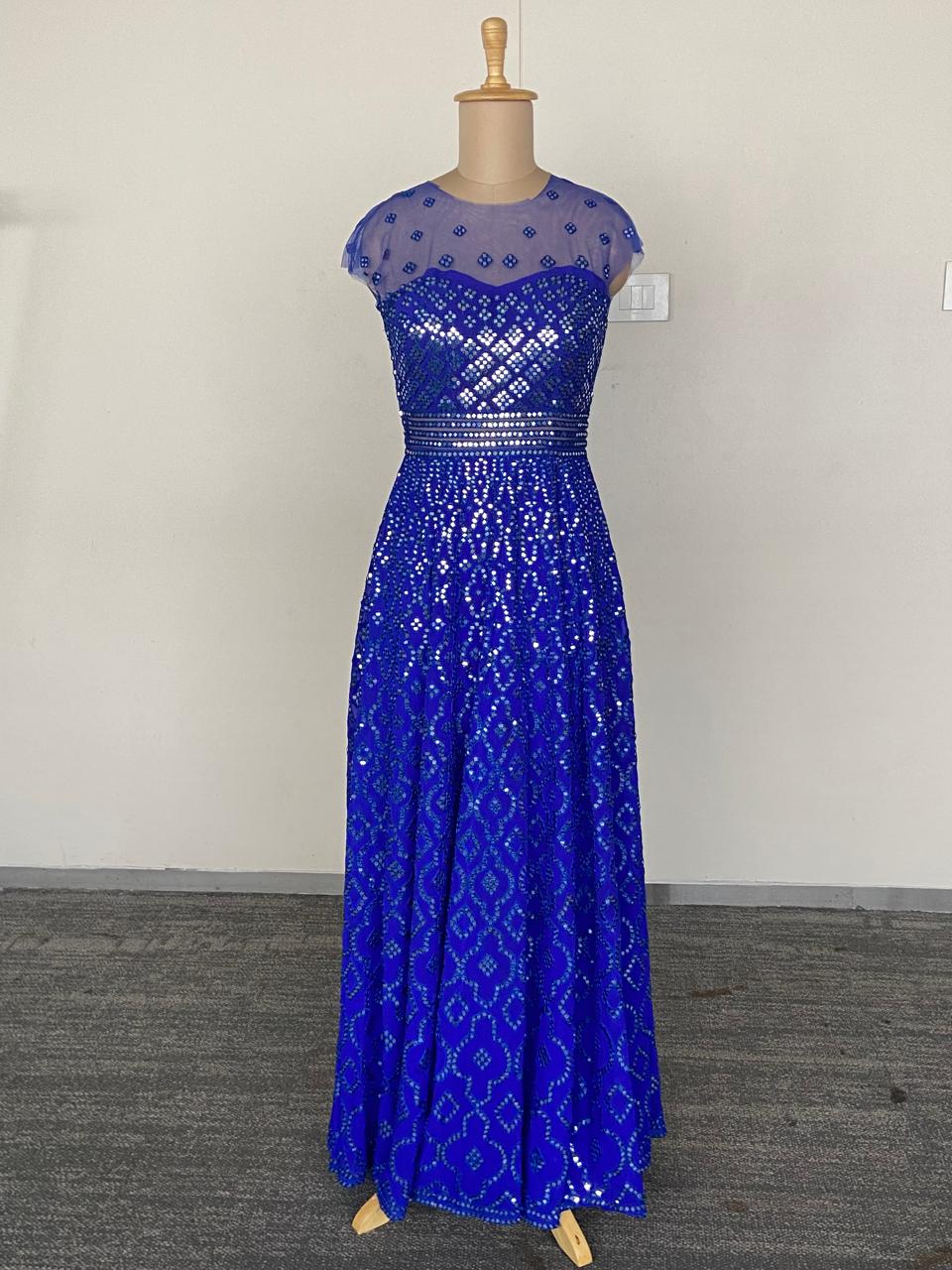 Abu Jani Sandeep Khosla Embellished Anarkali Set