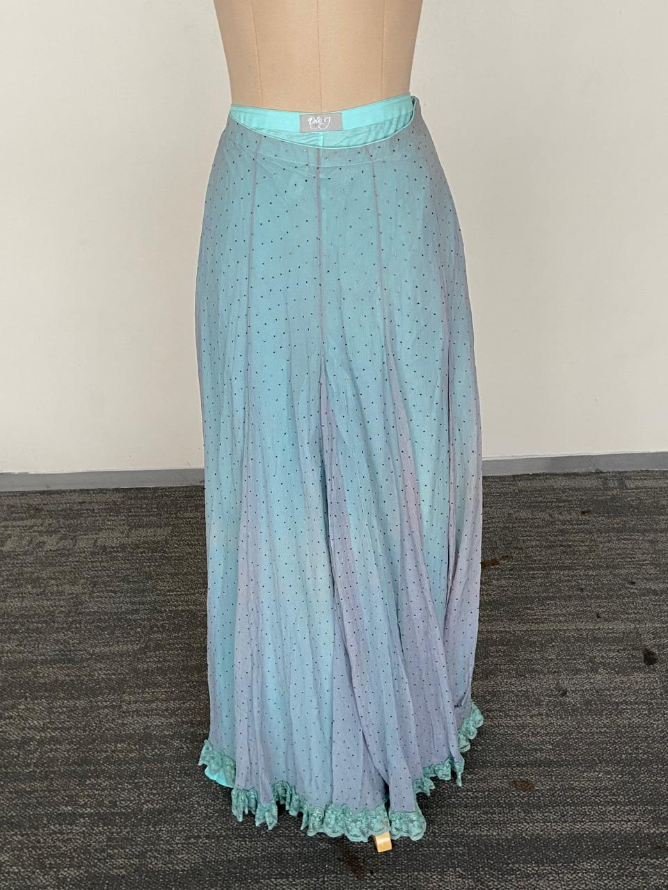 Dolly J Teal Embroidered Kurta Set