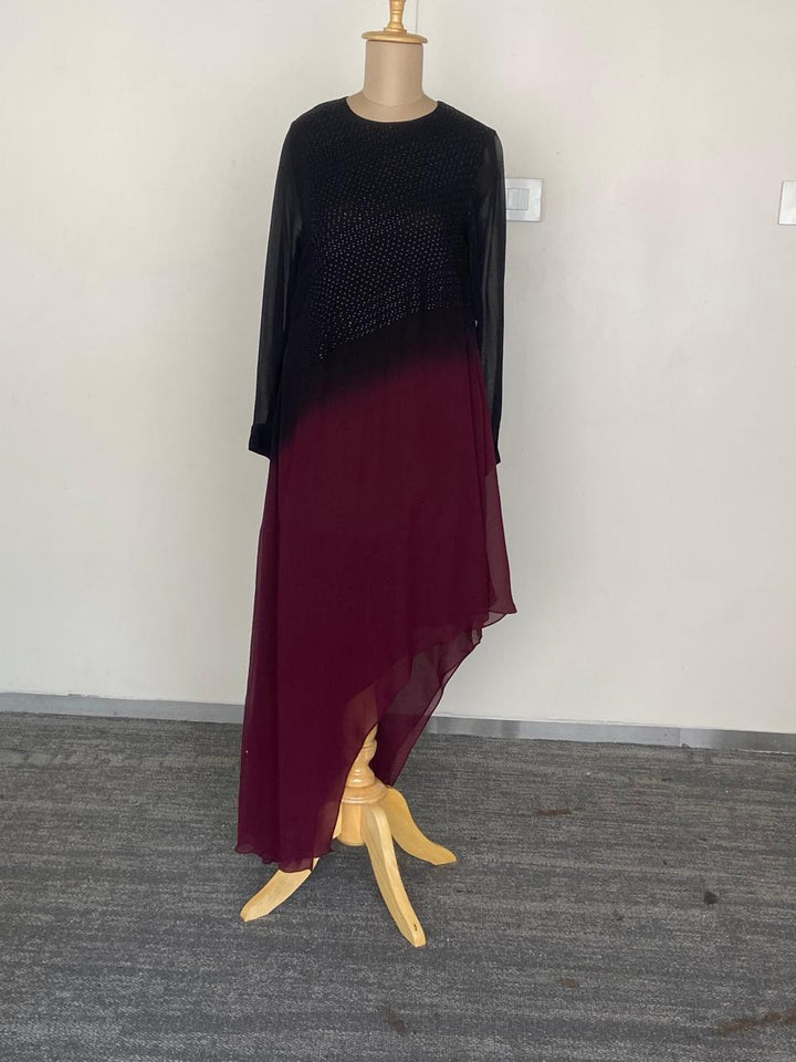 Rohit Gandhi Rahul Khanna Asymmetric Gown