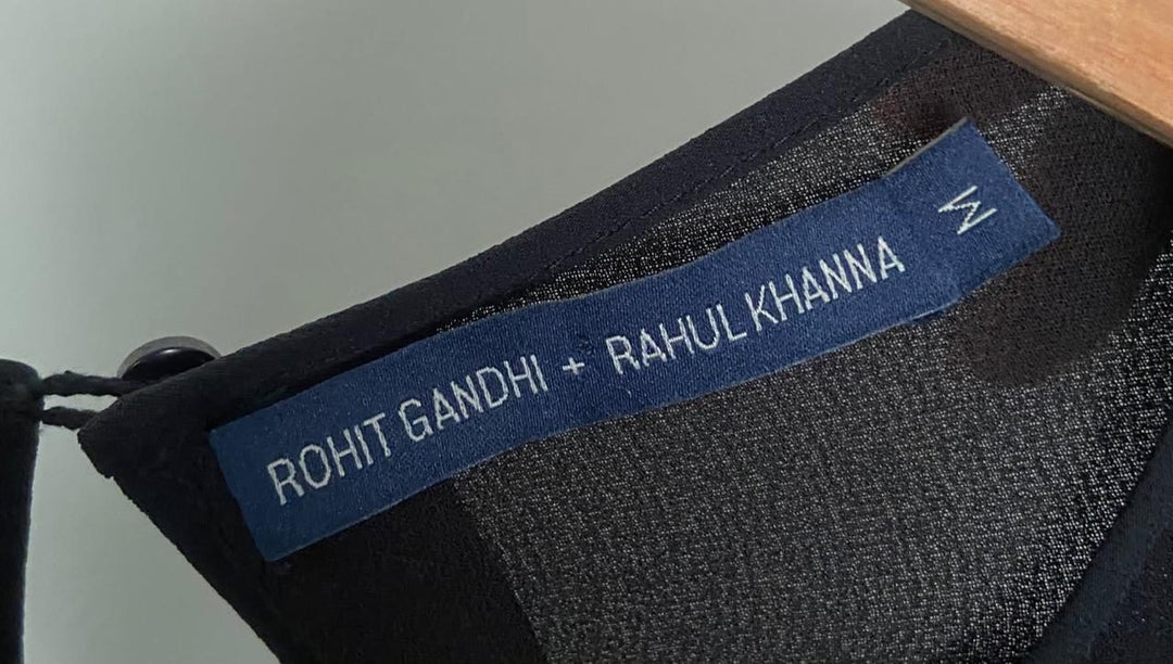Rohit Gandhi Rahul Khanna Asymmetric Gown