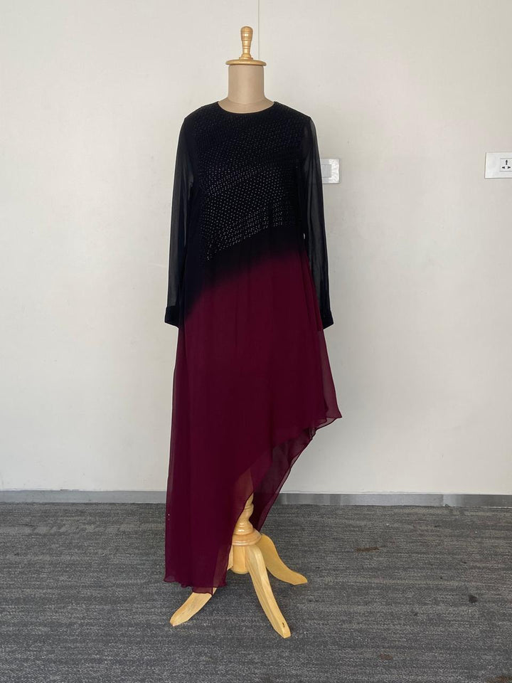 Rohit Gandhi Rahul Khanna Asymmetric Gown