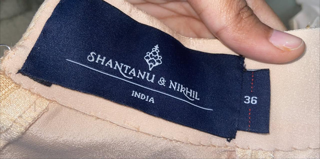Shantanu & Nikhil Embroidered Gown