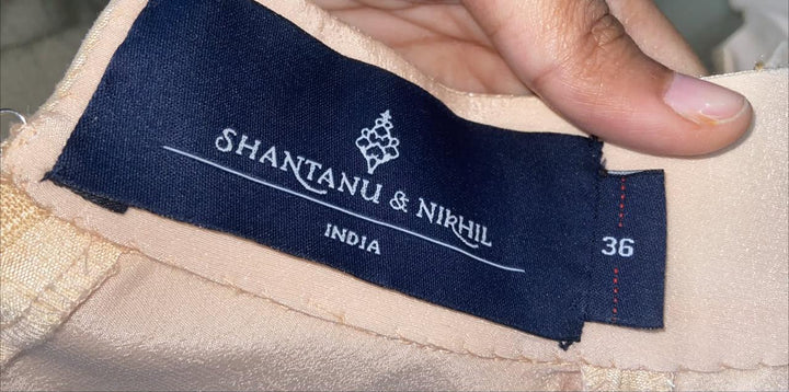 Shantanu & Nikhil Embroidered Gown