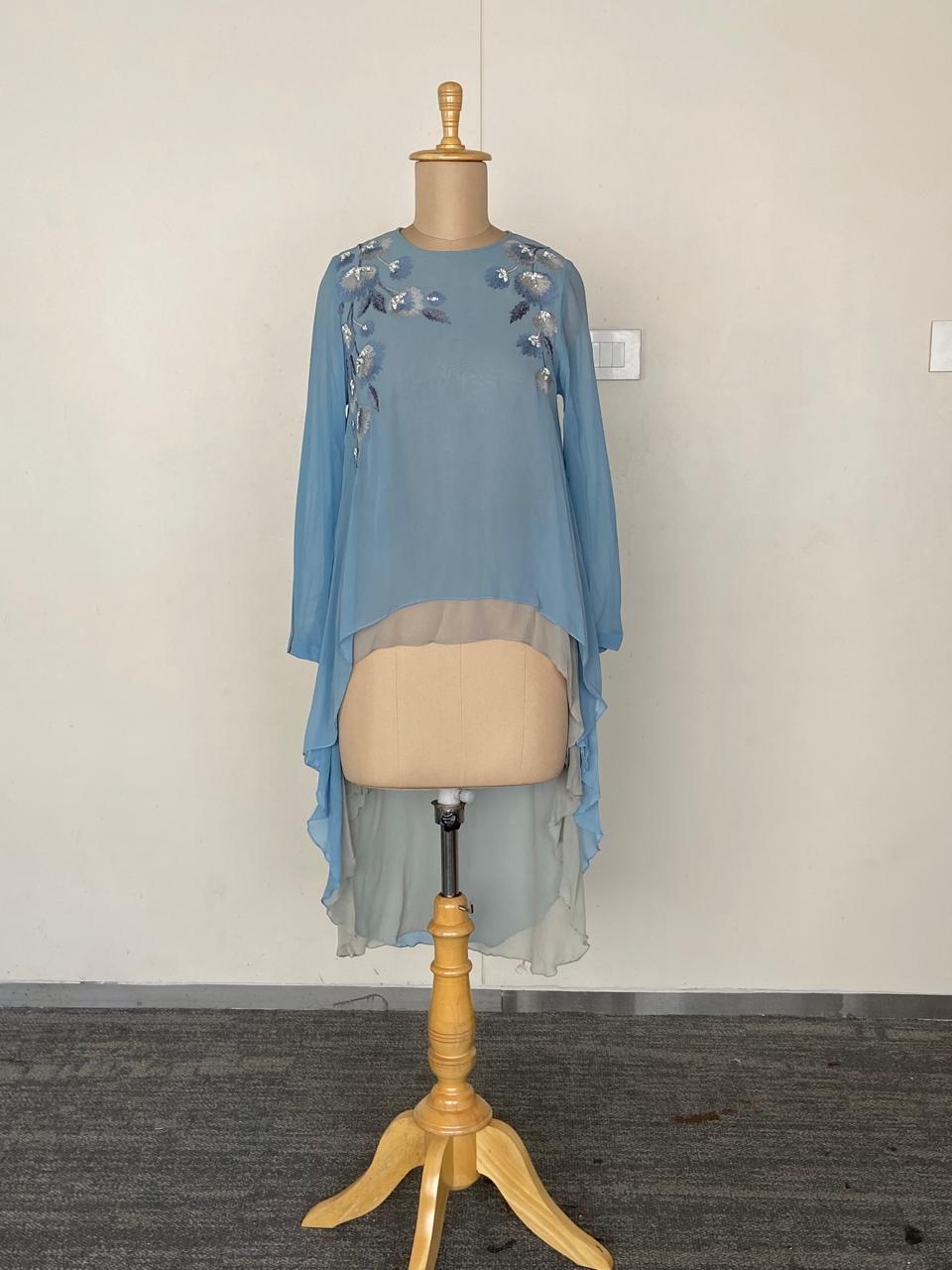 Namrata Joshipura Blue Embroidered Tunic