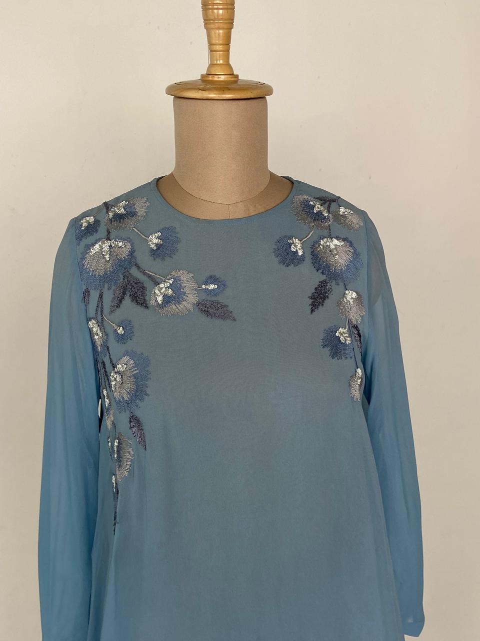 Namrata Joshipura Blue Embroidered Tunic