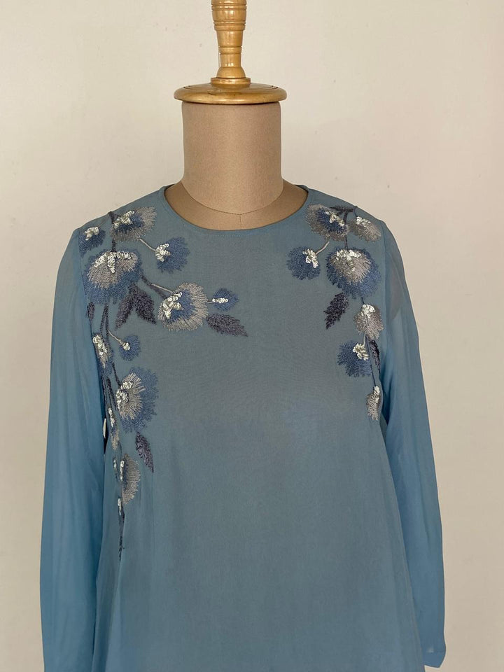 Namrata Joshipura Blue Embroidered Tunic