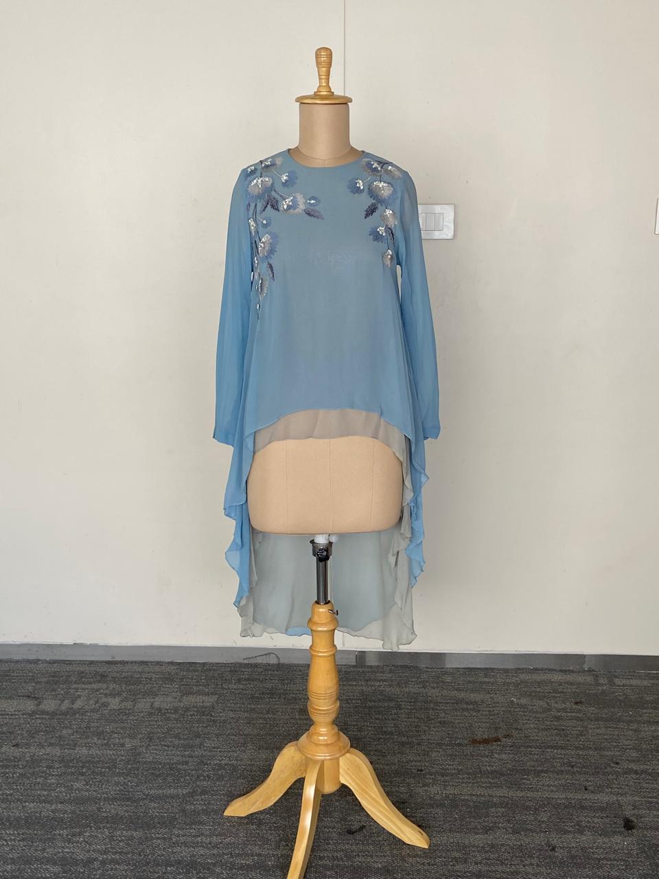 Namrata Joshipura Blue Embroidered Tunic
