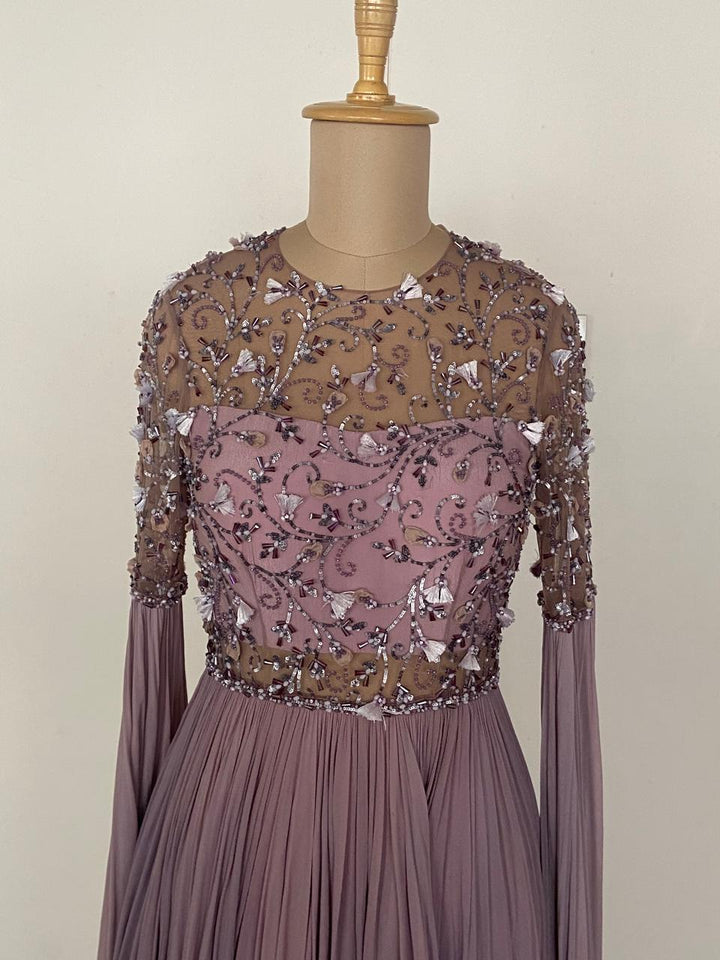 Mahima Mahajan Mauve Embellished Gown
