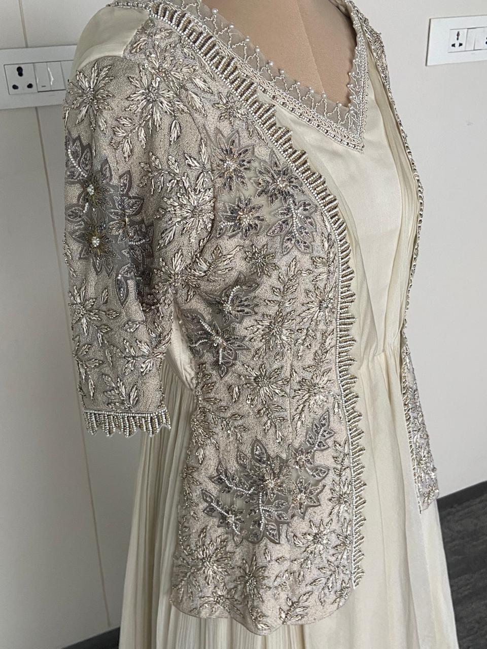 Ridhima Bhasin Embroidered Gown with Jacket