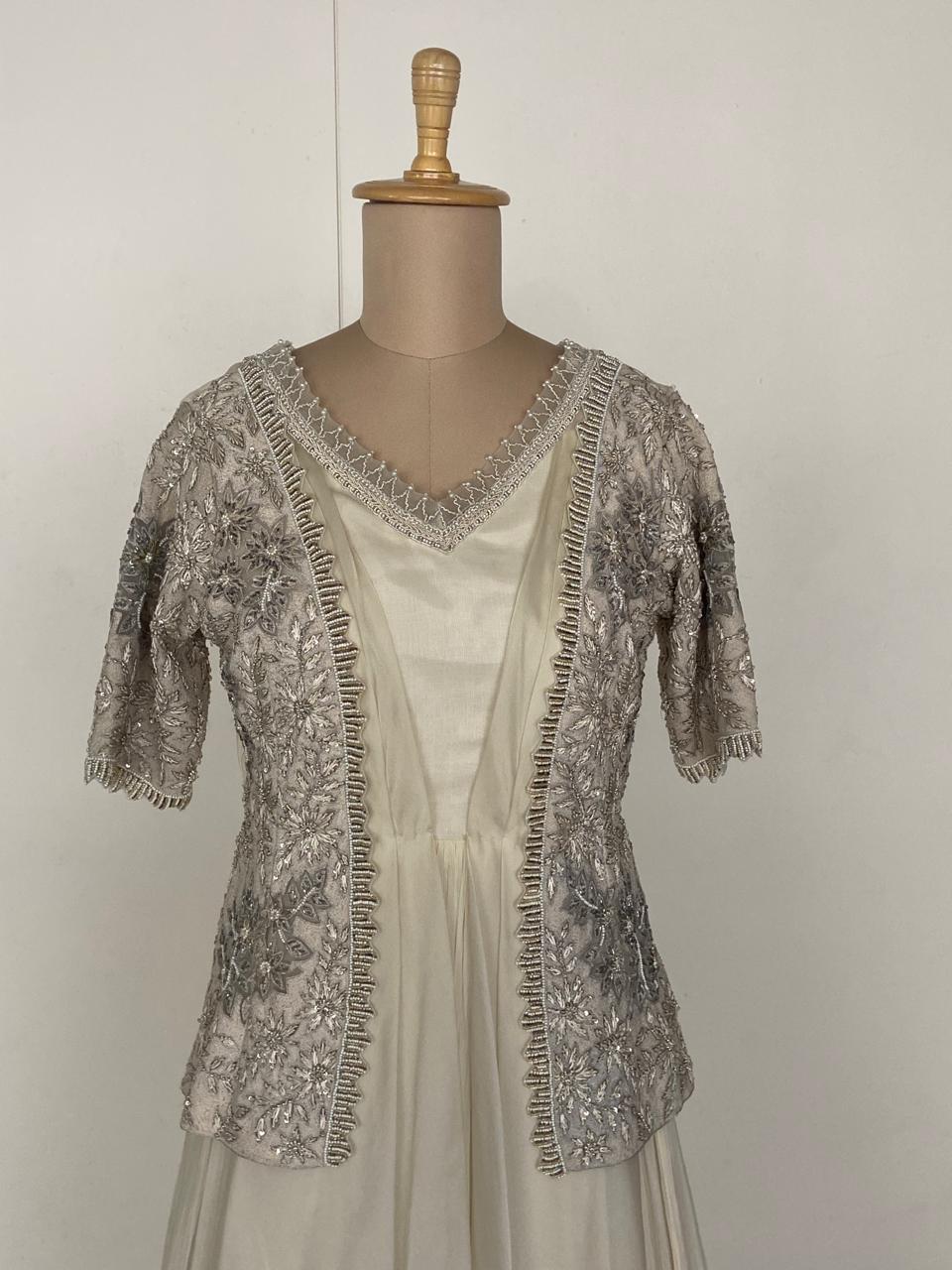 Ridhima Bhasin Embroidered Gown with Jacket