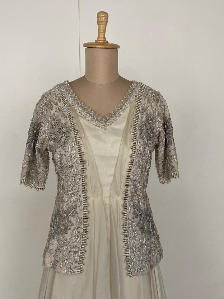 Ridhima Bhasin Embroidered Gown with Jacket