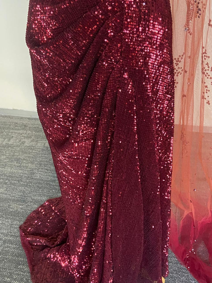 Dolly J Robin Ray Drape Gown
