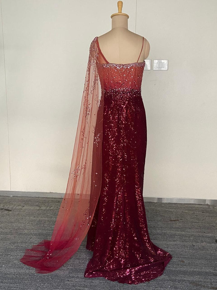 Dolly J Robin Ray Drape Gown