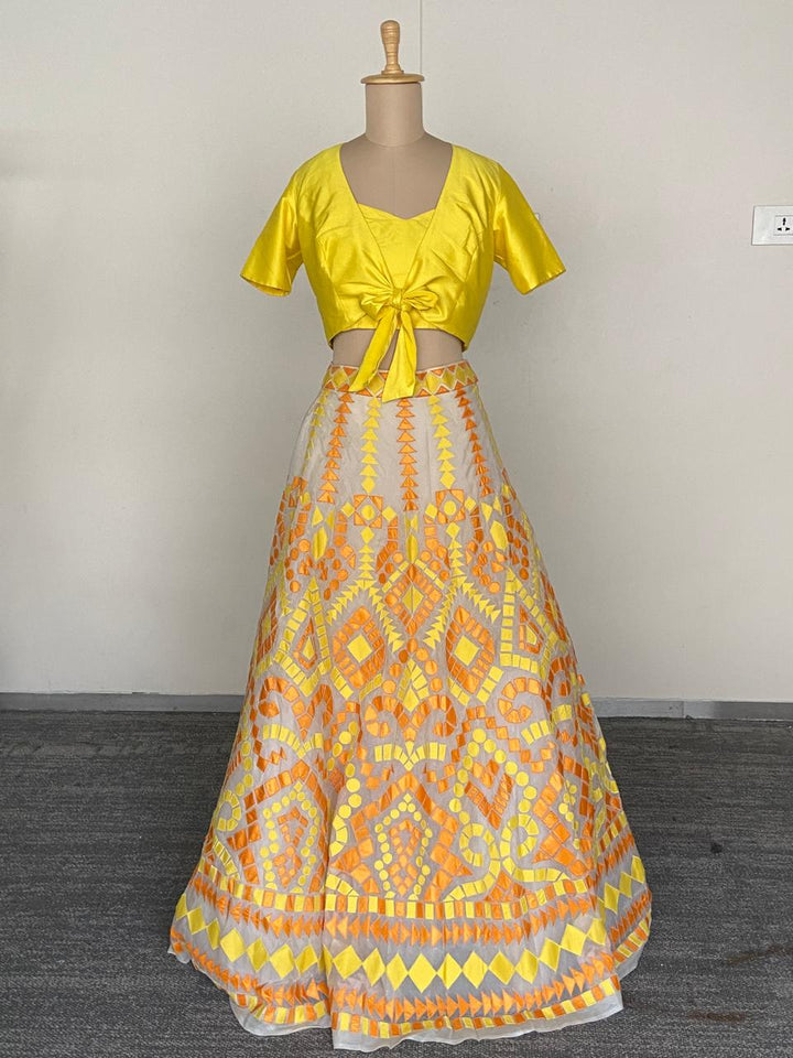 Abu Jani Sandeep Khosla Embroidered Lehenga Set
