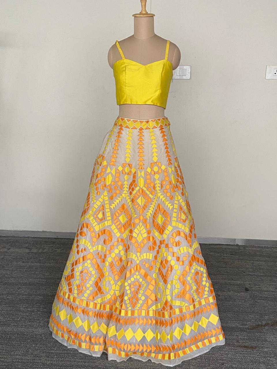 Abu Jani Sandeep Khosla Embroidered Lehenga Set