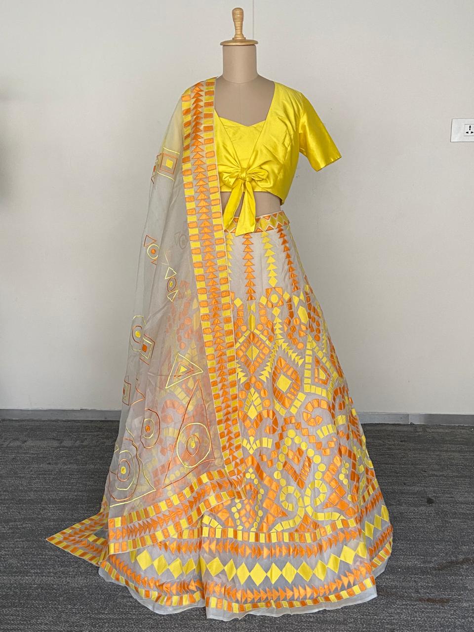 Abu Jani Sandeep Khosla Embroidered Lehenga Set