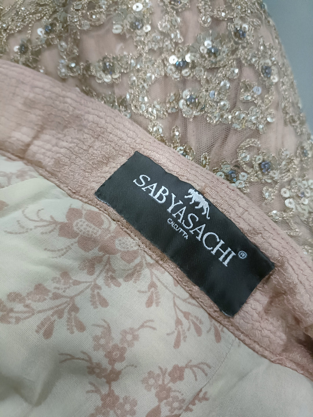 Sabyasachi Pink Embroidered Lehenga Set