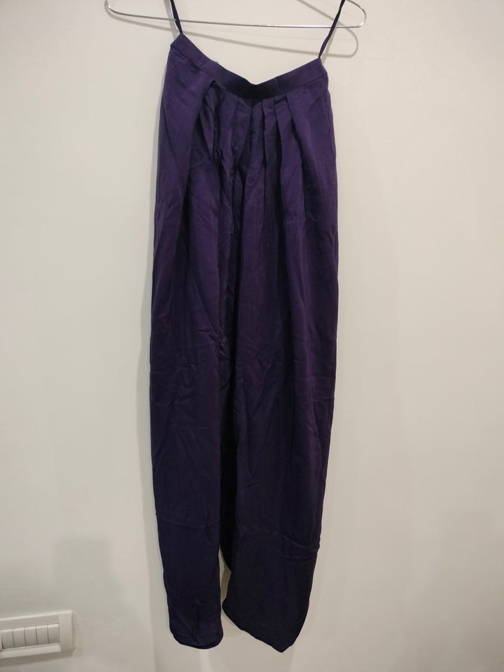 Jayanti Reddy Purple Peplum & Dhoti Set