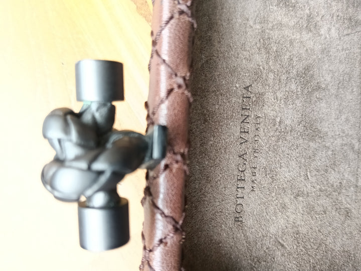 Bottega Veneta Intrecciato Knot Clutch