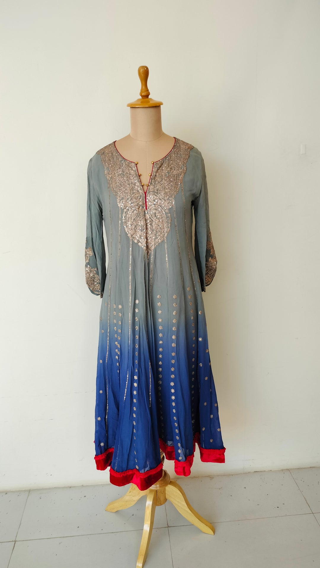 Nidhi Tholia Ombre Anarkali Set