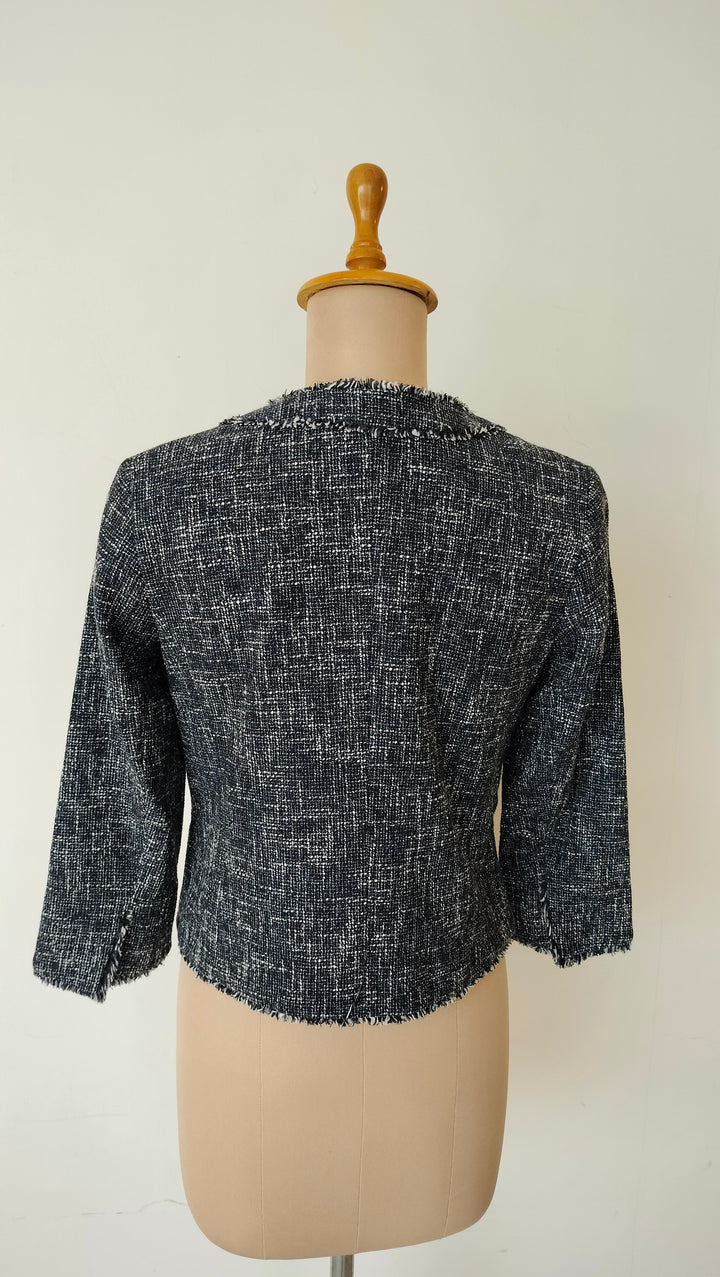 Michael Kors Cropped Tweed Jacket