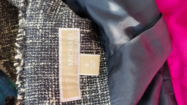 Michael Kors Cropped Tweed Jacket