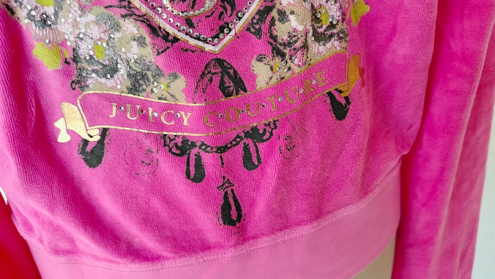 Juicy Couture Pink Zip-Up Hoodie