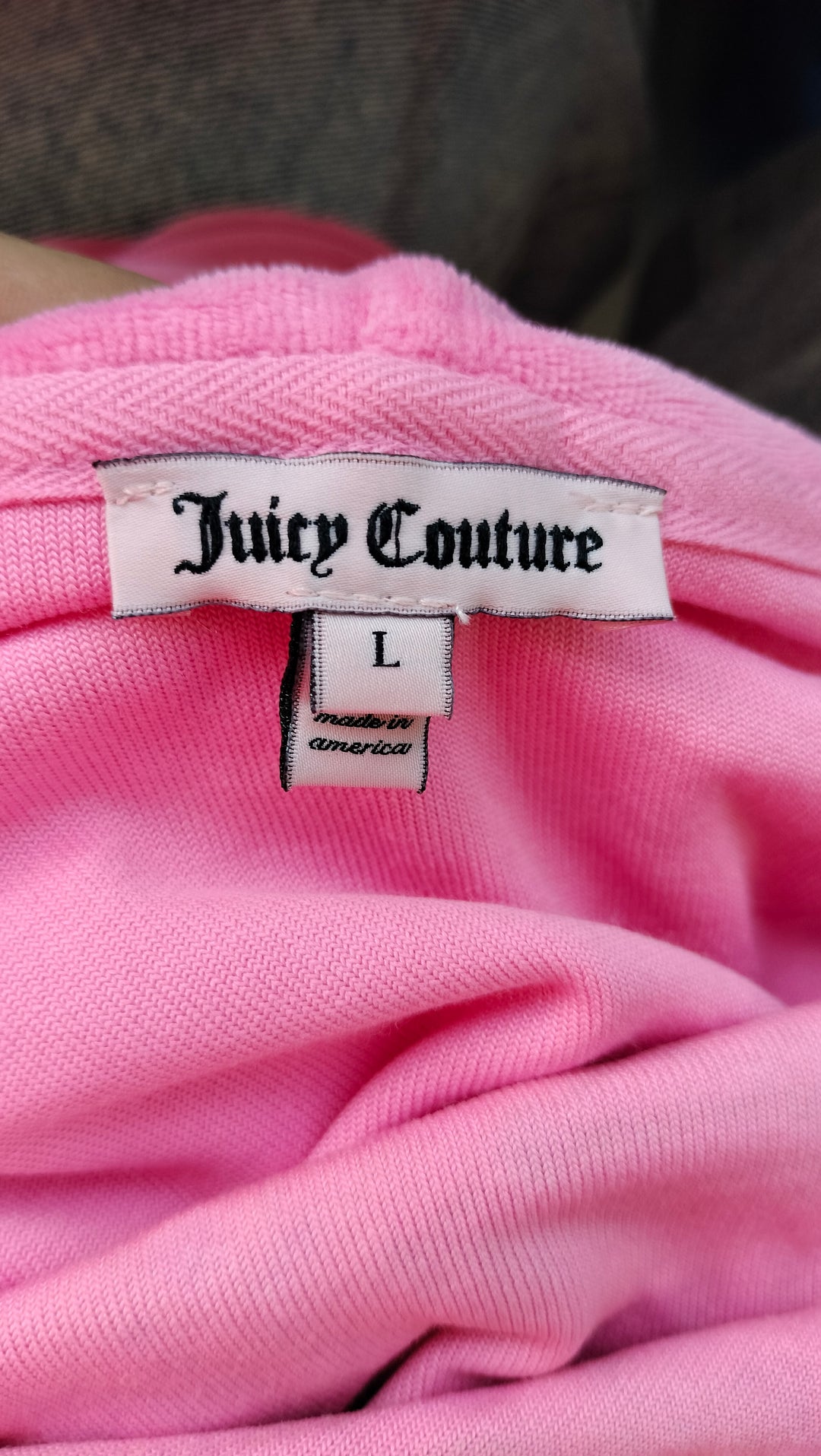 Juicy Couture Pink Zip-Up Hoodie