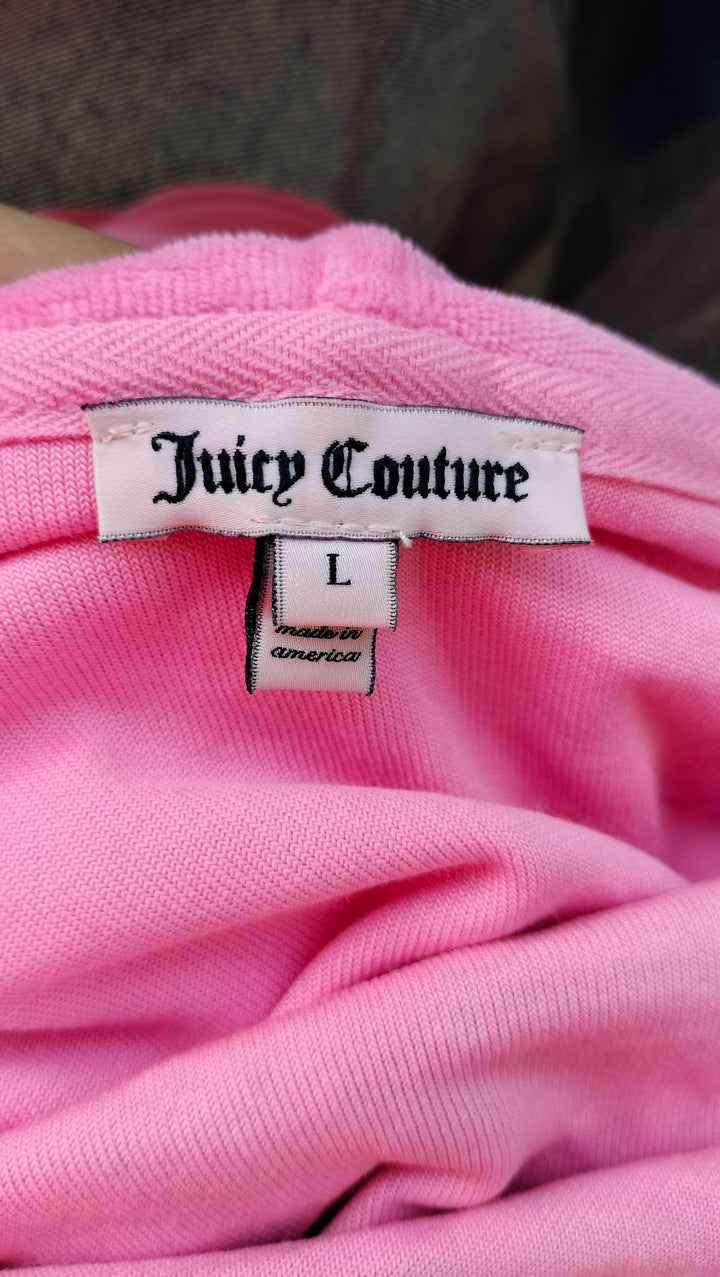 Juicy Couture Pink Zip-Up Hoodie