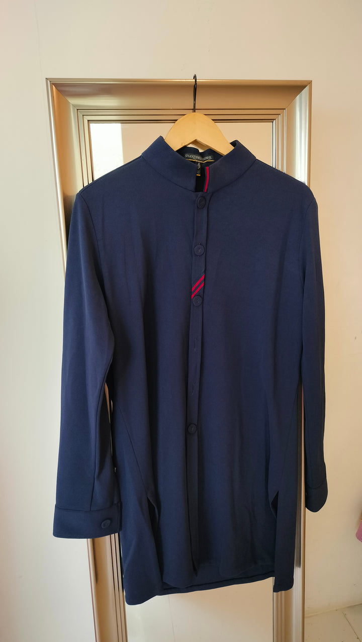 Shantanu & Nikhil Navy Kurta Set with