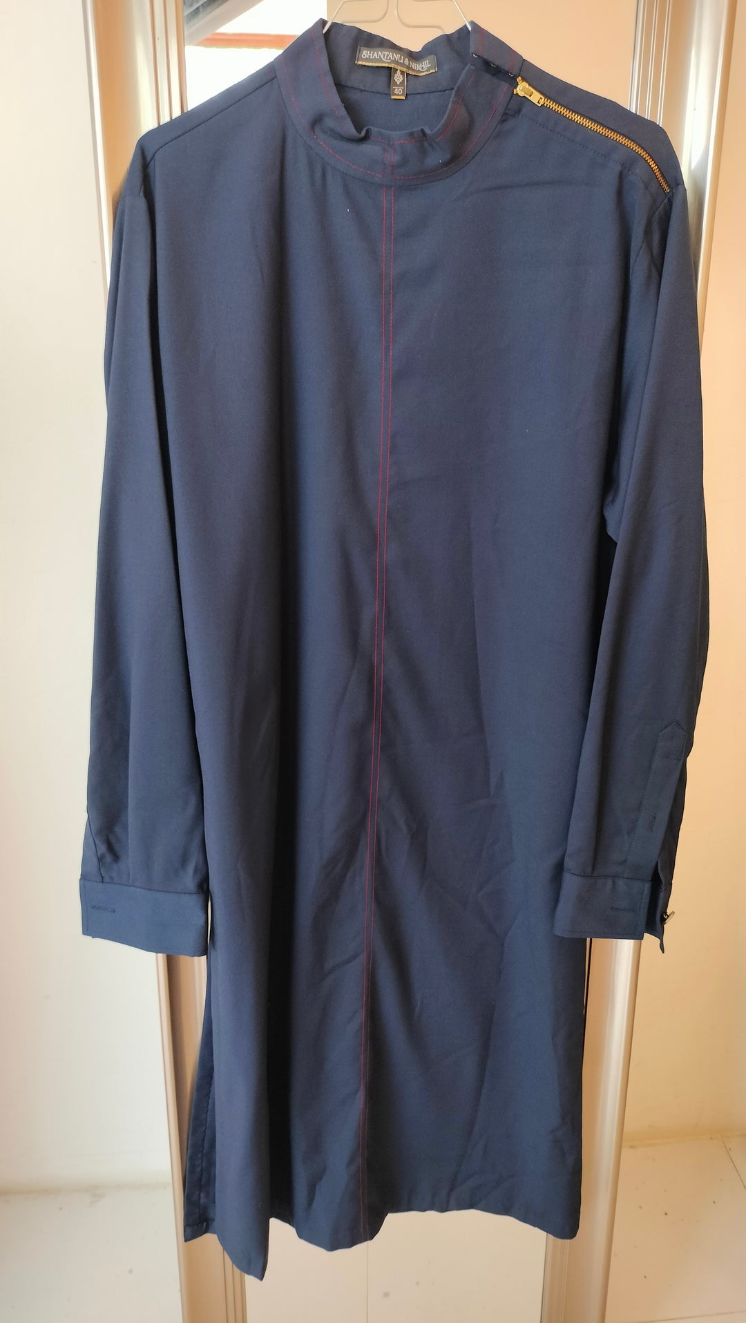 Shantanu & Nikhil Blue Kurta Set