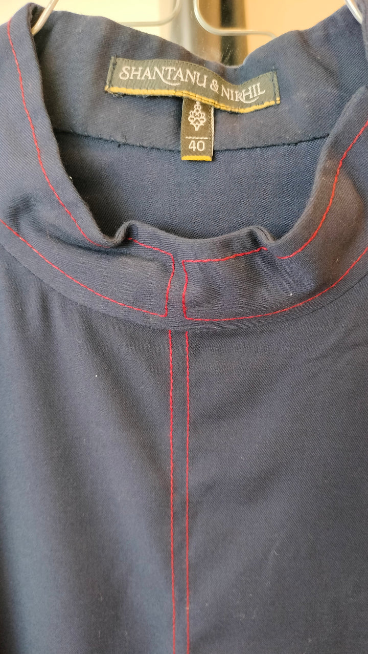 Shantanu & Nikhil Blue Kurta Set
