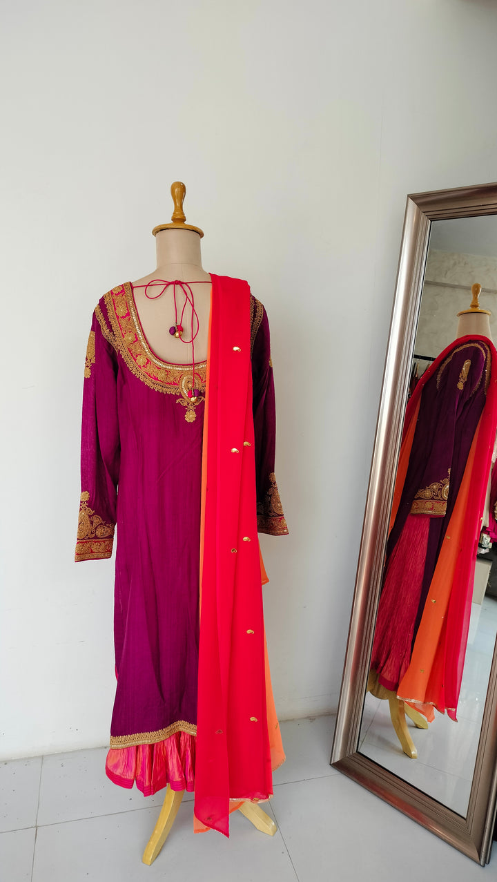 Nidhi Tholia Embroidered Anarkali Suit Set