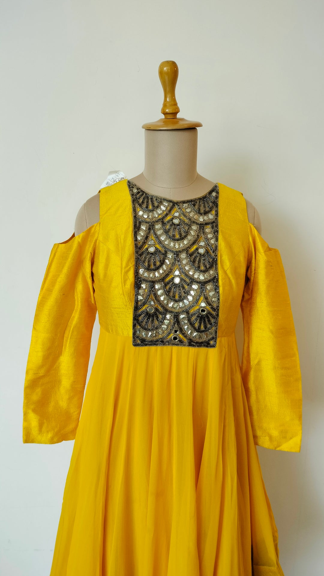 Arpita Mehta Yellow Anarkali Set