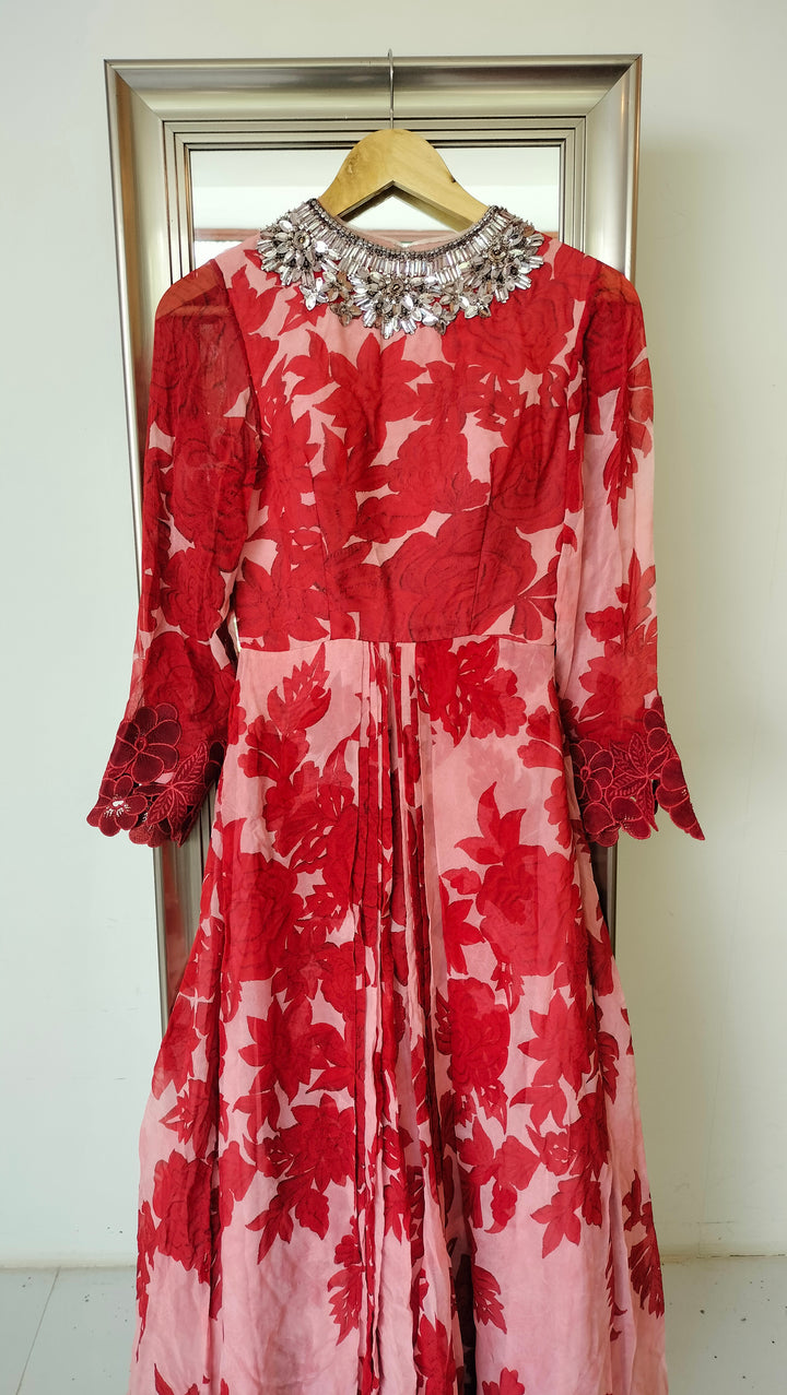 Manish Malhotra Floral Anarkali Set