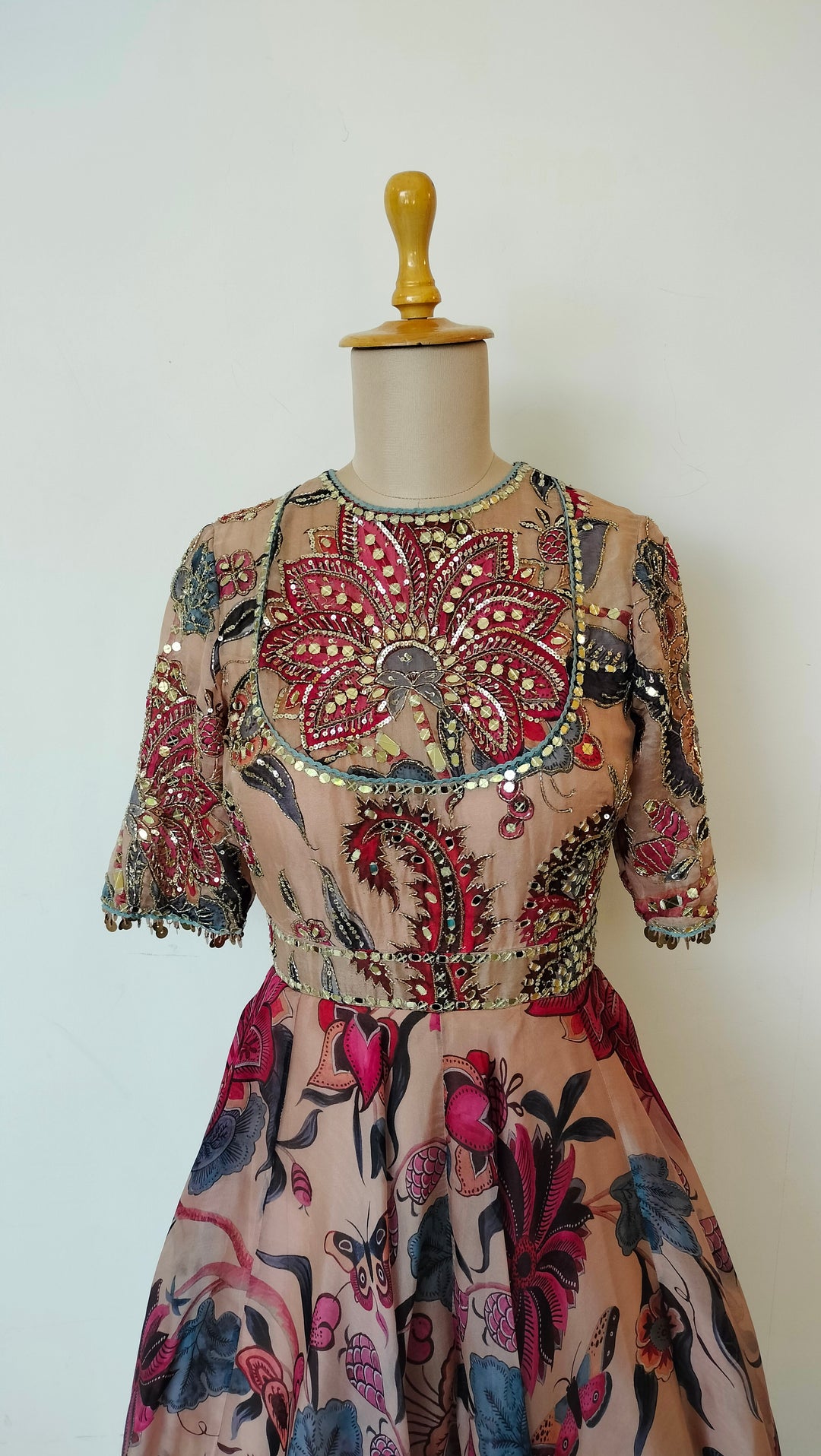 Mahima Mahajan Floral Embellished Anarkali Set