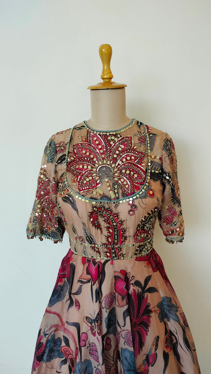 Mahima Mahajan Floral Embellished Anarkali Set