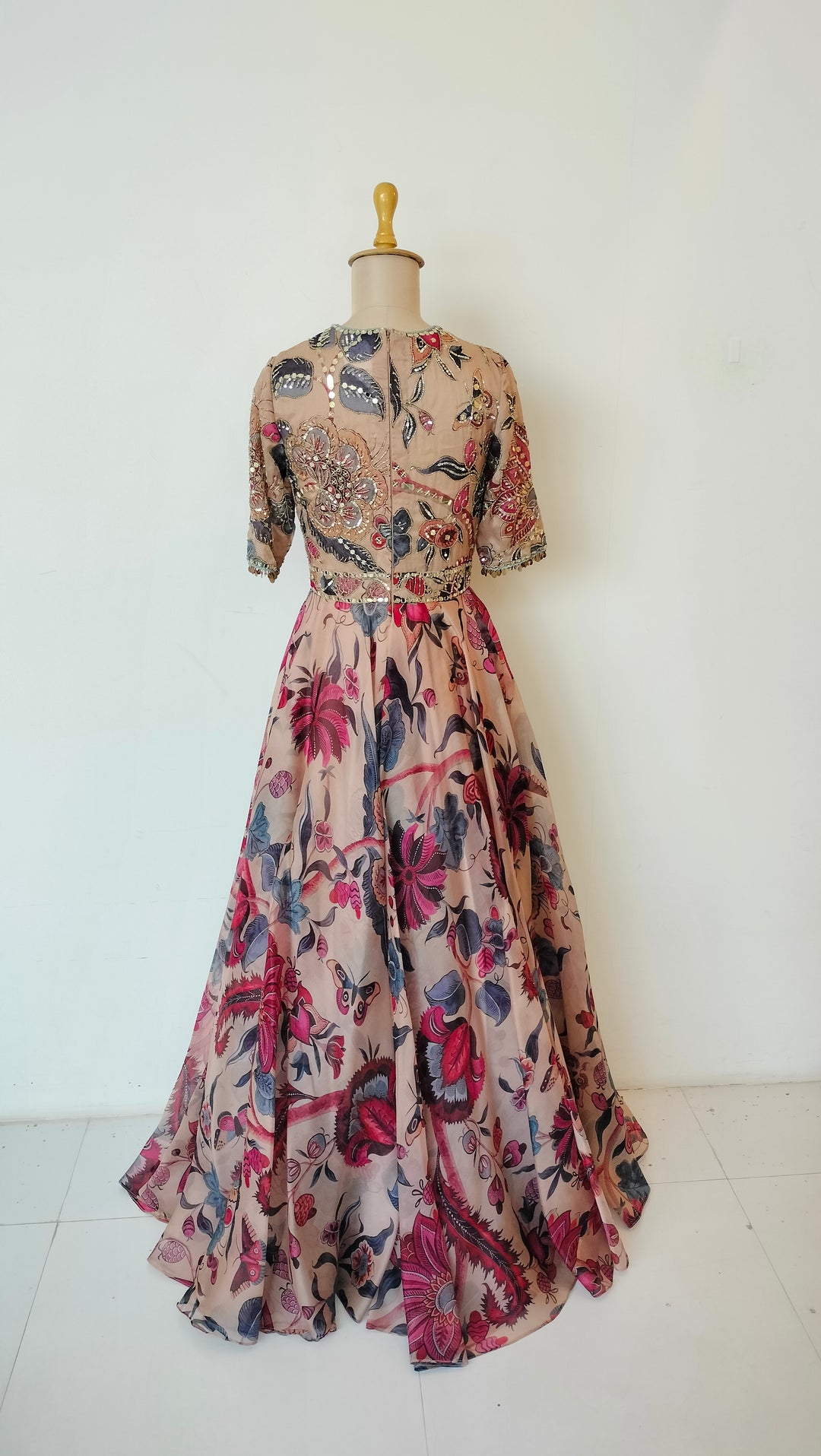 Mahima Mahajan Floral Embellished Anarkali Set