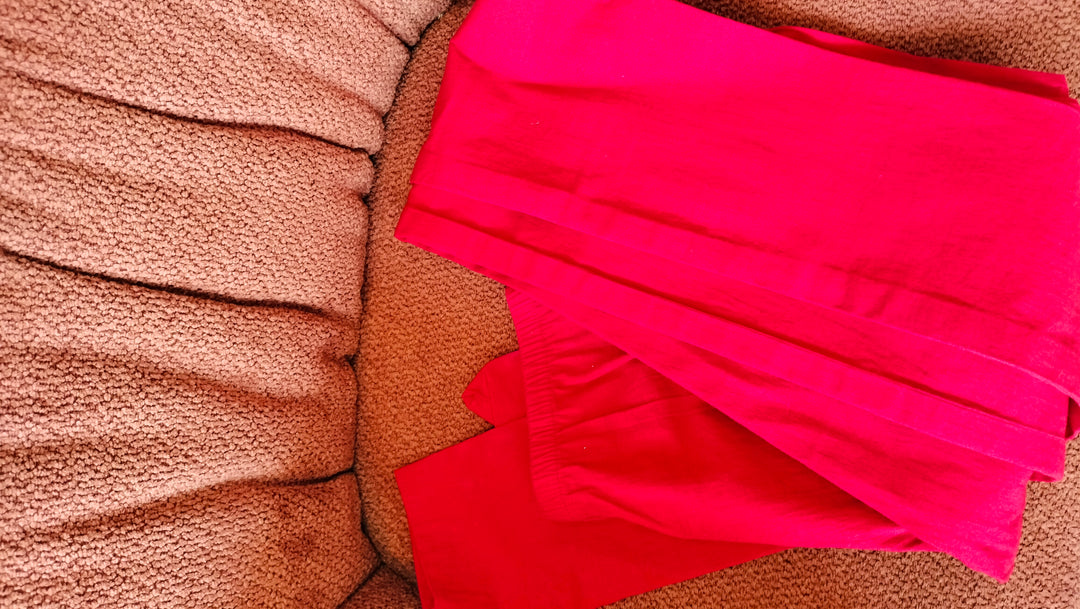 JJ Valaya Fuchsia Heritage Embroidered Suit Set