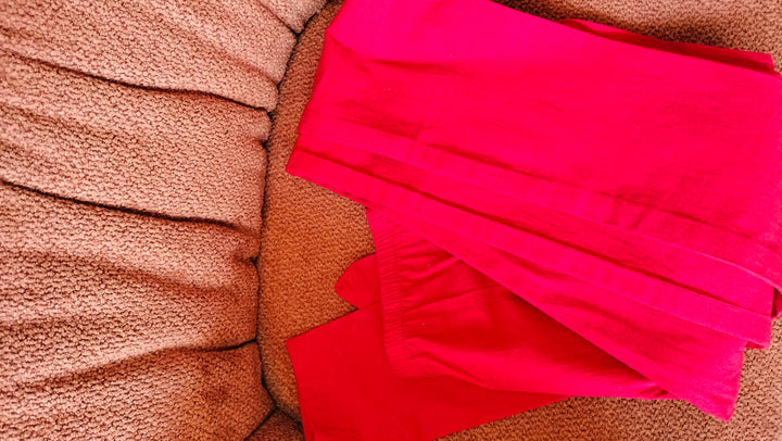 JJ Valaya Fuchsia Heritage Embroidered Suit Set